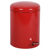 WITT Office/Medical 4 Gallon Step-on Receptacle - Red